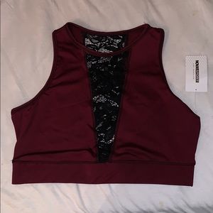 Completely unused fashion nova sports bra/top